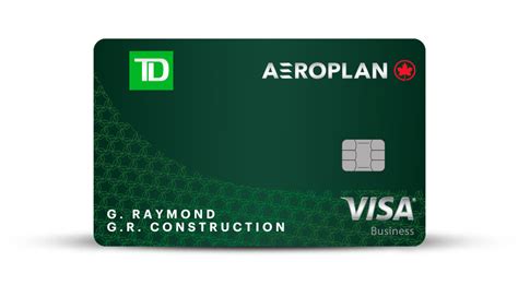 td aeroplan business visa card.